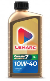 Масло мотор. 10W40 LEMARC QUALARD 7 Turbo Diesel SN/CF A3/B4 (1 л.) 1*12 шт.