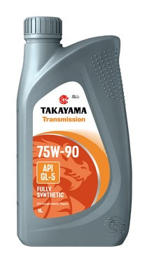 Масло трансмиссионное синт. TAKAYAMA Transmission SAE 75W90 API GL-5 ПЛАСТИК (1л) 1*12шт