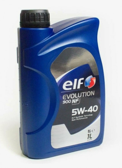 Масло мотор.  5W40 ELF Evolution 900 NF API SL/CF ACEA A3/B4 пластик (1 л.) 1*12 шт.