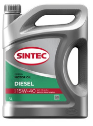 Масло мотор. 15W40 SINTEC DIESEL CF-4/SJ   (5л) 1*4шт