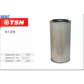 91578 Фильтр TSN воздушн. (SNF-TR73-B)с дном МАЗ "ЕВРО" Тутаев 64228(дв.7511.10-06, 238 ДЕ2-1) 1*2шт