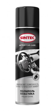 Sintec Полироль пластика салона Polish Shine апельсин 400мл (аэрозоль) (1*12шт)