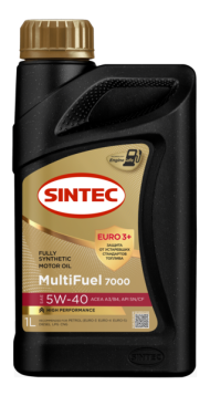 Масло мотор. 5W40 SINTEC MULTI FUEL 7000 A3/B4 SN/CF (1л) 1*12шт Масло мотор. 5W40 SINTEC MULTI FUEL 7000 A3/B4 SN/CF (1л) 1*12шт