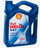 Масло мотор. 10W40 Shell Helix HX7 SP A3/B4 пластик (4 л.) 1*4 шт. (синяя)
