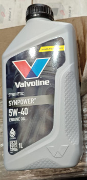Масло мотор. 5W40 Valvoline SYNPOWER SN/CF A3/B4 пластик (1 л.) 1*12 шт. Масло мотор. 5W40 Valvoline SYNPOWER SN/CF A3/B4 пластик (1 л.) 1*12 шт.