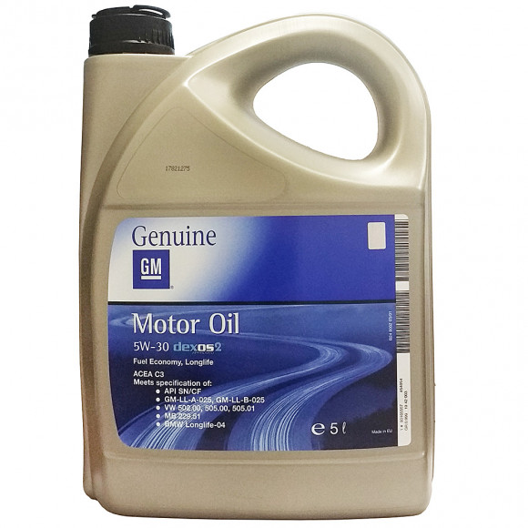 Масло мотор. 5W30 GM ACEA B3/B4/C3/A3, API CF/SN, (5л) 1*4 шт. Масло мотор. 5W30 GM ACEA B3/B4/C3/A3, API CF/SN, (5л) 1*4 шт.