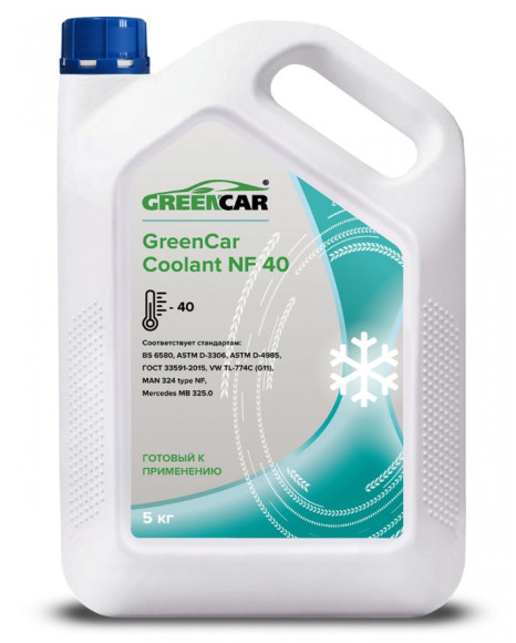 Антифриз  GreenCar Coolant G11 (зеленый) (10 кг) 1*1шт