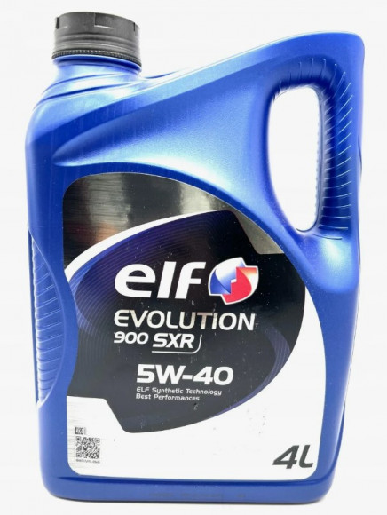 Масло мотор.  5W40 ELF Evolution 900 SXR SN/CF A3/B4 пластик (4 л.) 1*3 шт.