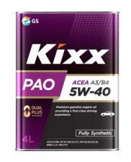Масло мотор. 5W40 Kixx PAO SN/CF A3/B4 металл (4 л.) 1*4 шт. Масло мотор. 5W40 Kixx PAO SN/CF A3/B4 металл (4 л.) 1*4 шт.