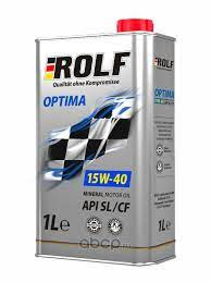 Масло мотор. ROLF Optima SAE 15W40 API SL/CF1л (1*12шт) Масло мотор. ROLF Optima SAE 15W40 API SL/CF1л (1*12шт)