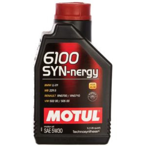 Масло мотор. MOTUL  5W30 6100 SYN-NERGY (1л) 1*12 шт.