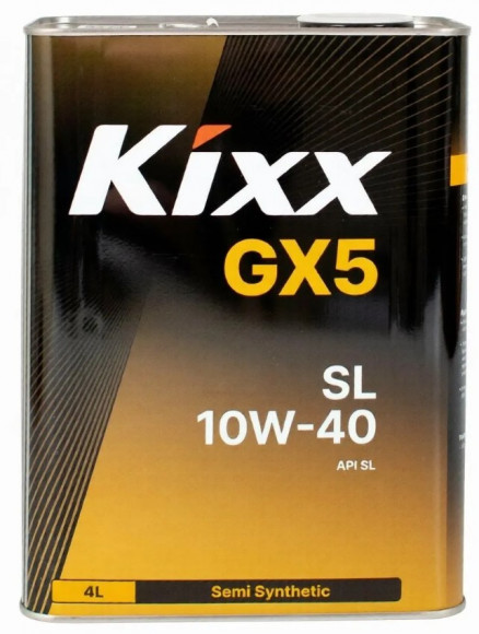 Масло мотор. 10W40 Kixx GX5 SL металл (4 л.) 1*4 шт.